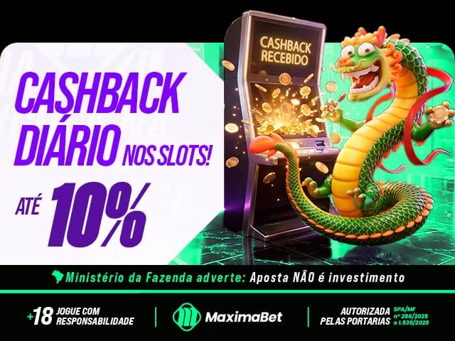 Cashback Slots até 10%